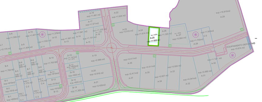 Plan of plots